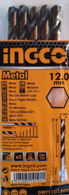 BROCA CIL AR INGCO JGO. 5 PZS 12,0 MM # DBT1101203(OF)2