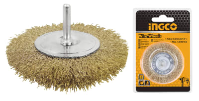 ESCOBILLA INGCO CIRCULAR P/TALAD.GRUESA 3'' # WB407511