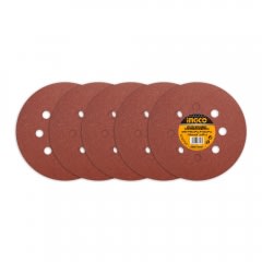 LIJA PARA LIJADORA ROTORBITAL INGCO 150MM/6' JGO.5 PZAS # AKRS1500511