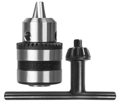 PORTABROCAS INGCO 3/8'' C/LLAVE, ROSCA 3/8'' UNF # KC10011