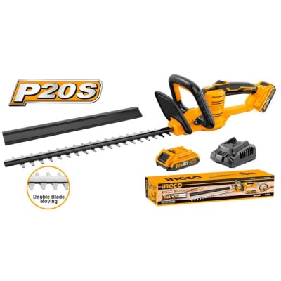 CORTASETOS INGCO INALÁMBRICO 20V C/BAT. C/CARGADOR #CHTLI204611
