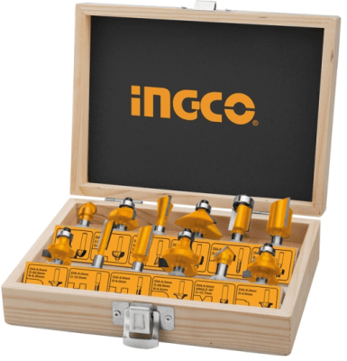 FRESAS INGCO 6MM JGO.12 PZAS # AKRT12012