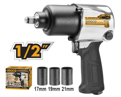 PISTOLA DE IMPACTO INGCO NEUMATICA 1/2
