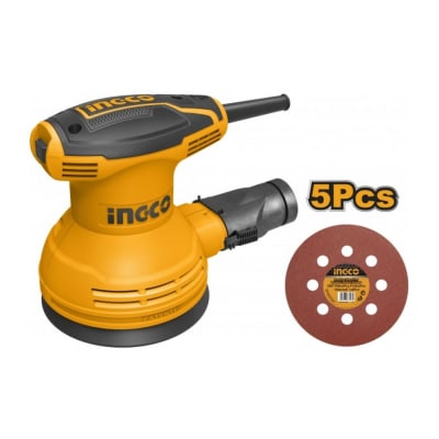 LIJADORA ROTO ORBITAL INGCO INDUSTRIAL 320WATTS 5' #RS3208 (C)1