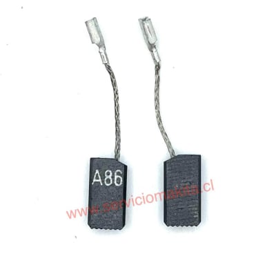 Juego Carbón Bosch Esmeril 4 1/2  modelo GWS670/GWS8501
