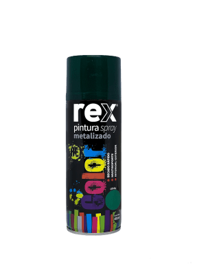 Pintura Spray 400 ml Metálico Verde x unidad1