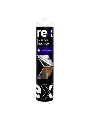 Sellador Acrílico Blanco, Cartucho 300 m x unidad1
