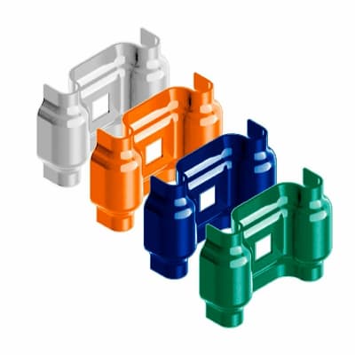 Fijador 2 Nervios perf. Cuadrada - Galvanizado1