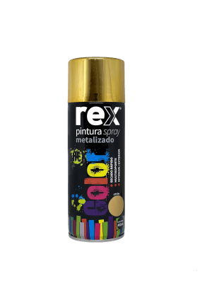 Pintura Spray 400 ml Metálico Dorado x 6 unidades1