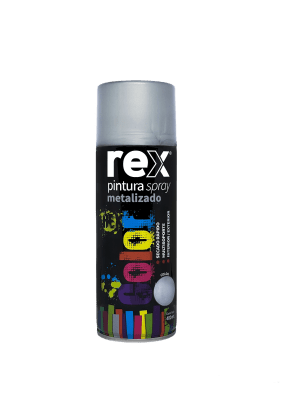 Pintura Spray 400 ml Metálico Plata x 6 unidades1
