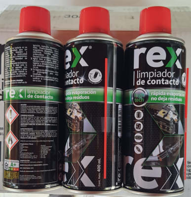 Limpiador de Contactos Eléctricos Spray 300 ml x unidad2