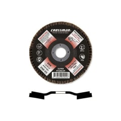 DISCO OXIDO ALUM. CROSSMAN.CONICO 180X22,2 GR.60 #52692 (OF)