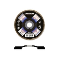 DISCO ZIRCONIO CROSSMAN 115X22,2MM GRANO 80 #52593 (OF)
