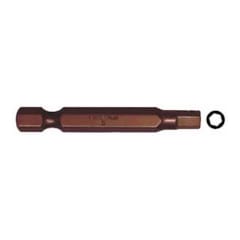 PUNTA CROSSMAN MAGNET. HEXAGONAL H-4 1/4''X25MM # 44-249 (10 UNI.) (OF)