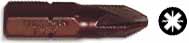 PUNTA CROSSMAN MAGNET. POZIDRIV #0 1/4''X25MM # 44-340 (10 UNI.) (OF)