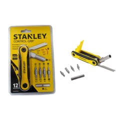 ATORNILLADOR PLEGABLE STANLEY # STHT80699-840 12 EN 1(OF) puntas intercambiables. Punta Cruz : #1 #