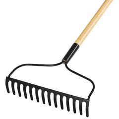 RASTRILLO PRETUL(TRUPER) JARDINERO 14 DTES C/MANGO # R-14AL-P