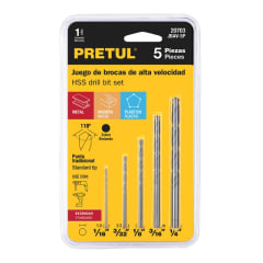 BROCA PRETUL (TRUPER) JGO. 5 PZS # JBAV-5P (OF)