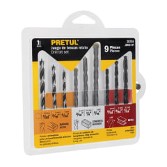 BROCA PRETUL (TRUPER) JGO. 9 PZS. # JBMX-9P