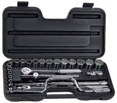 CAJA DE DADOS STANLEY 29 PZS. CUADRANTE DE 1/2 DESDE 10 A 32MM #86504