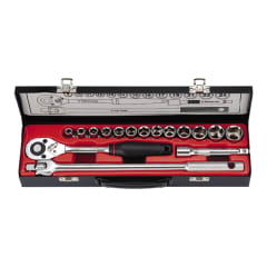 LLAVE DADO CROSSMAN # 99-097 1/2 DR 6 PTAS. CAJA MET. 17 PZS