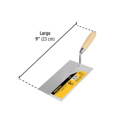 PLANA ALBAÑIL PRETUL (TRUPER) 9' SOLDADA #CT-9YP