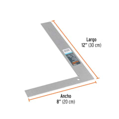 ESCUADRA TRUPER ALBAÑIL 12' #E-8X12