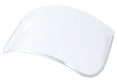 Visor Claro Marco Aluminio