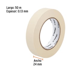 CINTA MASKING TRUPER P/ENMASCARAR 1' X 50MT #MSK-1