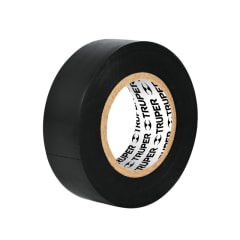 HUINCHA AISLADORA TRUPER 19MMX18M NEGRA # M-33 (PQTE 8 ROLLOS)