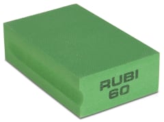 TACO DE GOMA DIAMANTADO RUBI GR.60 P/DESB. Y PULIDO # 61974(OF)