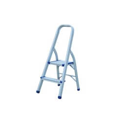 ESCALERA TIPO TIJERA EN ALUMINIO DE 90CN CON 2 PELDAÑOS #JCB-02, CAPACIDAD MÁXIMA  150KG.