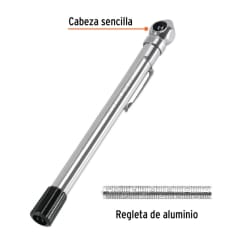 MEDIDOR DE PRESIÓN TRUPER CABEZA SENCILLA 120 LBS #MEA-120S