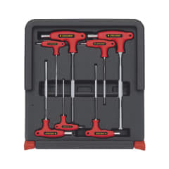 JUEGO DE LLAVES ALLEN TIPO T  CROSSMAN, CON 7 PIEZAS #66799 DESDE 2,5 A 10MM