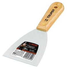 ESPÁTULA ACERO FLEXIBLE TRUPER 3'' M/MADERA # ET-3F