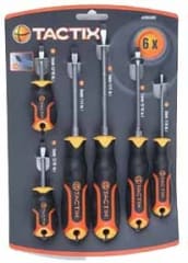 ATORNILLADOR TACTIX # 205402 JGO. 6 PZAS
