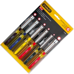 JUEGO DESTORNILLADOR TUERCA PROF. (STHT61825) STANLEY