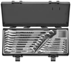 JGO. LLAVES PUNTA.-CORONA 6-24 MM. 16 PZS. FORCE