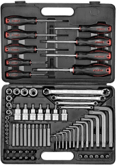 JGO. DADOS  LLAVES TORX FORCE CON 73 PZAS.