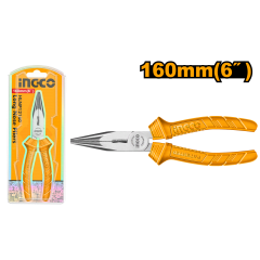 ALICATE INGCO - 160MM - 6' SUPER SELECT PUNTA LARGA # HLNP12160(OF)