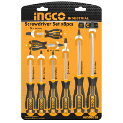 ATORNILLADOR INGCO JGO. 8 PIEZAS # HKSD0828