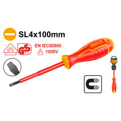 ATORNILLADOR INGCO ELECTRICO AISLADO 1000V 4 X 100 MM