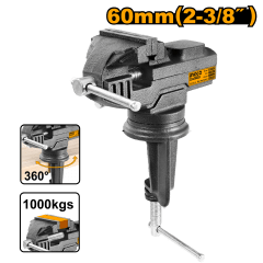 TORNILLO MECÁNICO INGCO 60 MM BASE GIRATORIA # HBV082