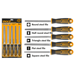 LIMA INGCO PARA METAL JUEGO 5 PIEZAS PROFESIONAL # HKTFS0508