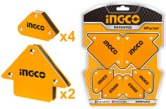 ESCUADRA MAGNÉTICA INGCO PARA SOLDAR JGO.6 PZAS.# AMWH6001