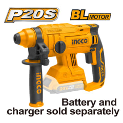 ROTOMARTILLO INALAMB. 20V S/BAT.S/CARGADOR INGCO#CRHLI2201