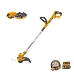 ORILLADORA DE PASTO INGCO INALÁMBRICA 20V C/BAT. C/CARGADOR #CGTLI20301