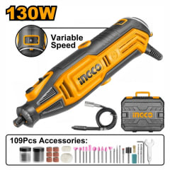 HERRAMIENTA MULTIFUNCIONAL INGCO 130 WATTS C/ 109 ACCESORIOS # MG13328