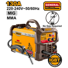 Soldadora Mig/MMA Inverter INGCO 130Amp #INFC13018