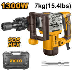 MARTILLO INGCO DEMOLEDOR 1300 WATTS PESO 7 KG #PDB130018 (C)